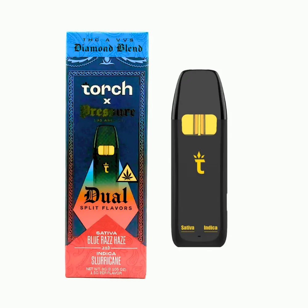Torch x Pressure LA Split-Flavor Diamond Vape – 3g