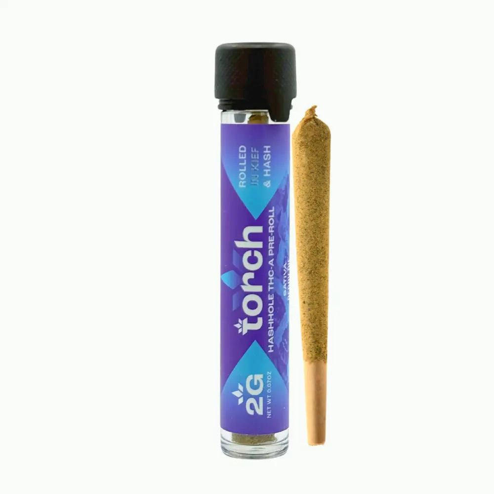 Torch, THCA Pre-Rolls, premium quality, premium hemp-infused joints, Berry Pie (Sativa)