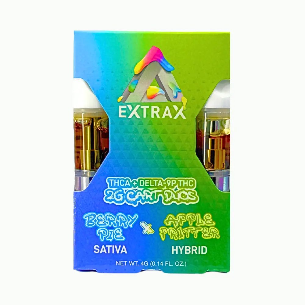 Delta Extrax Adios THCa + Delta-9P 2g Duo Cartridges