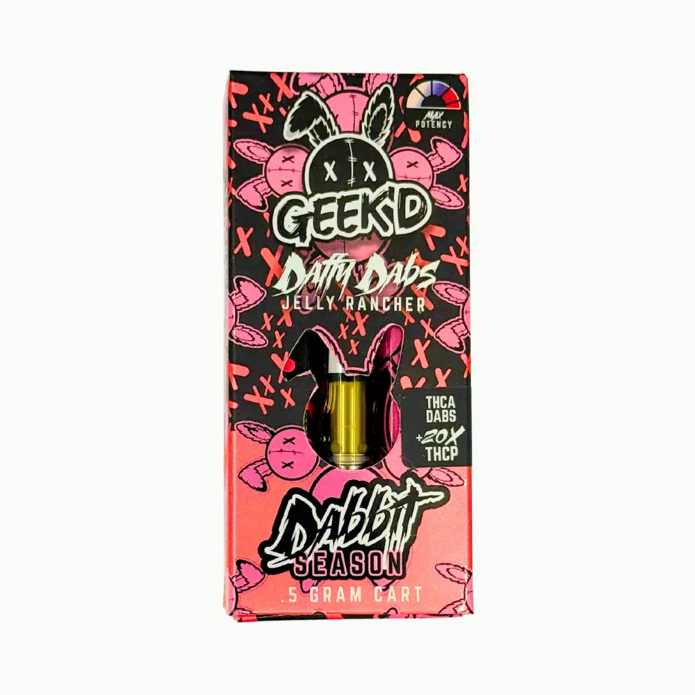 Geek’d Dabbit THC-A + 20x THC-P Cartridge – 0.5g