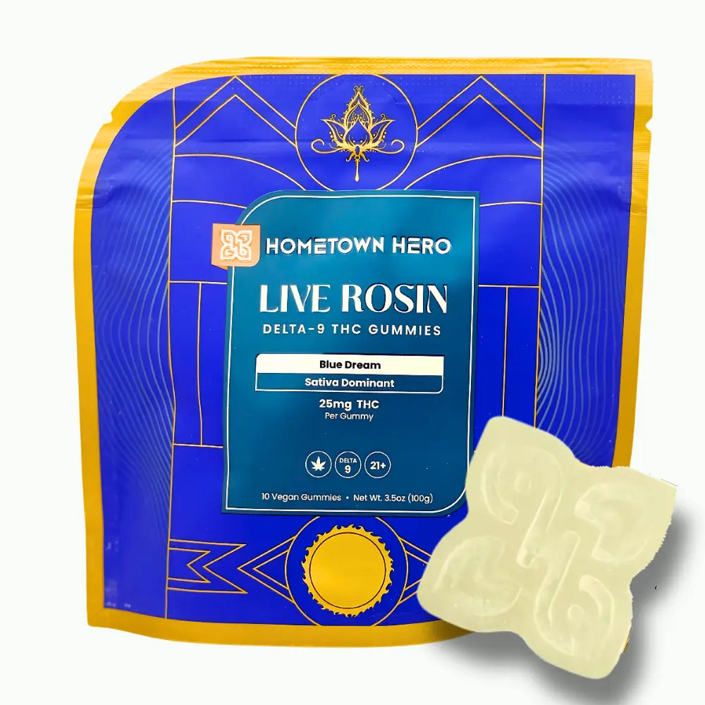Delta-9 Live Rosin Gummies 250mg