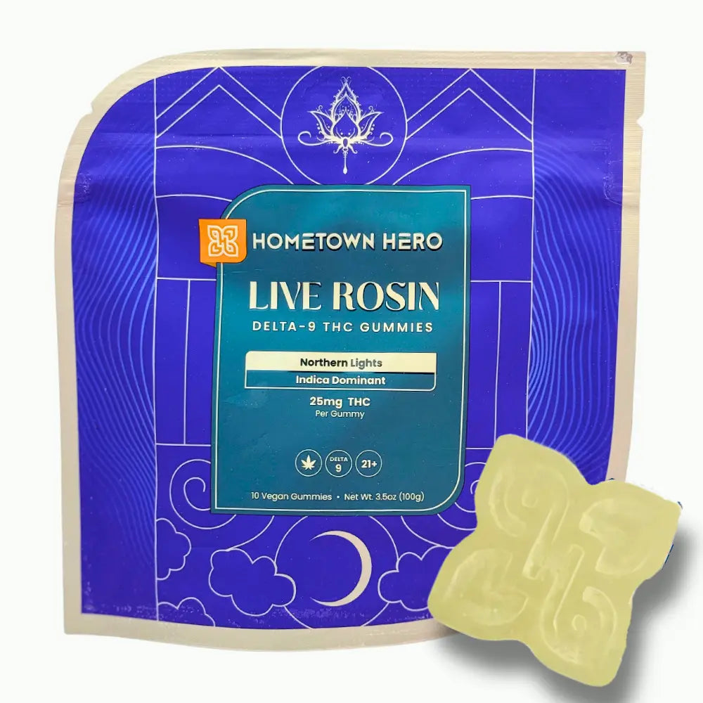 Delta-9 Live Rosin Gummies 250mg