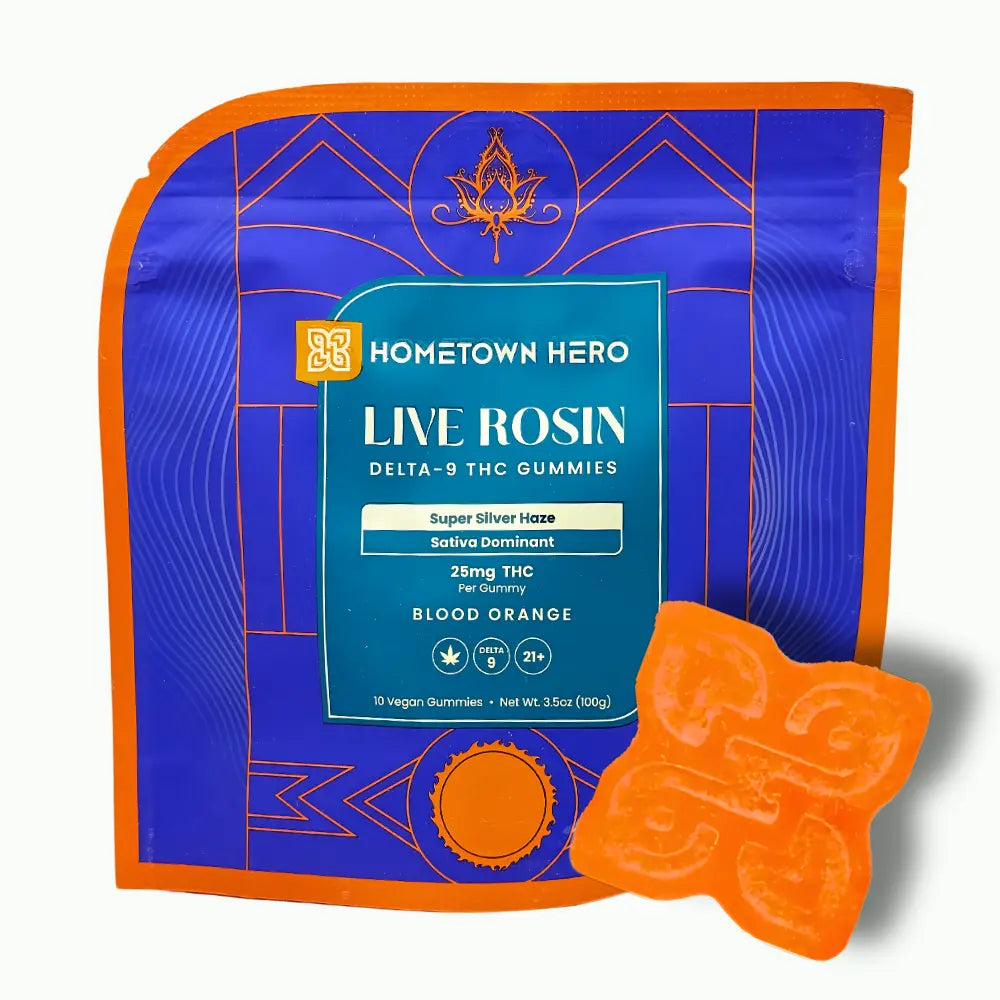Delta-9 Live Rosin Gummies 250mg