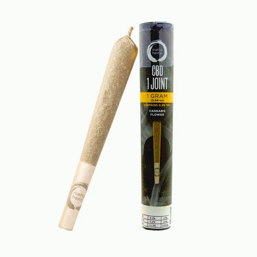 Metta Hemp Clean-Burn CBD Pre-Roll – 1g