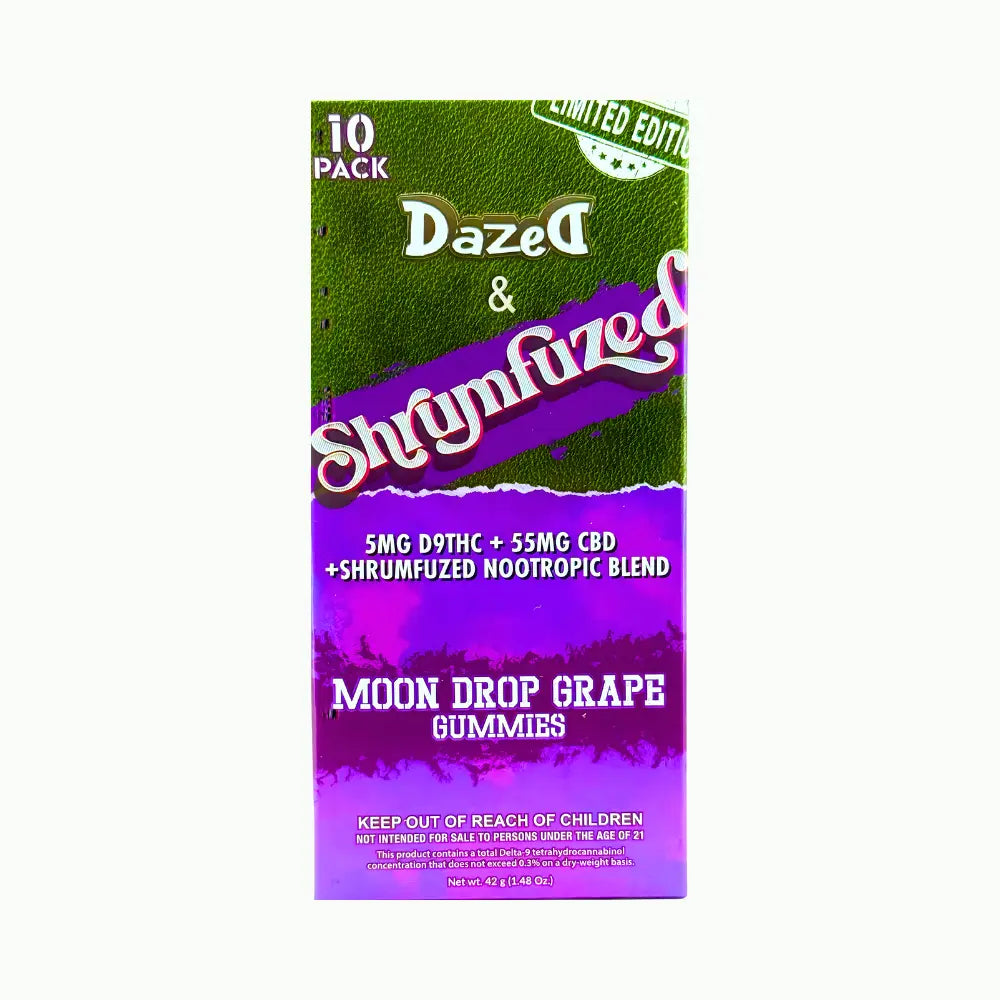 Dazed x Shrumfuzed Mushroom Gummies – 8600mg (10 Count)
