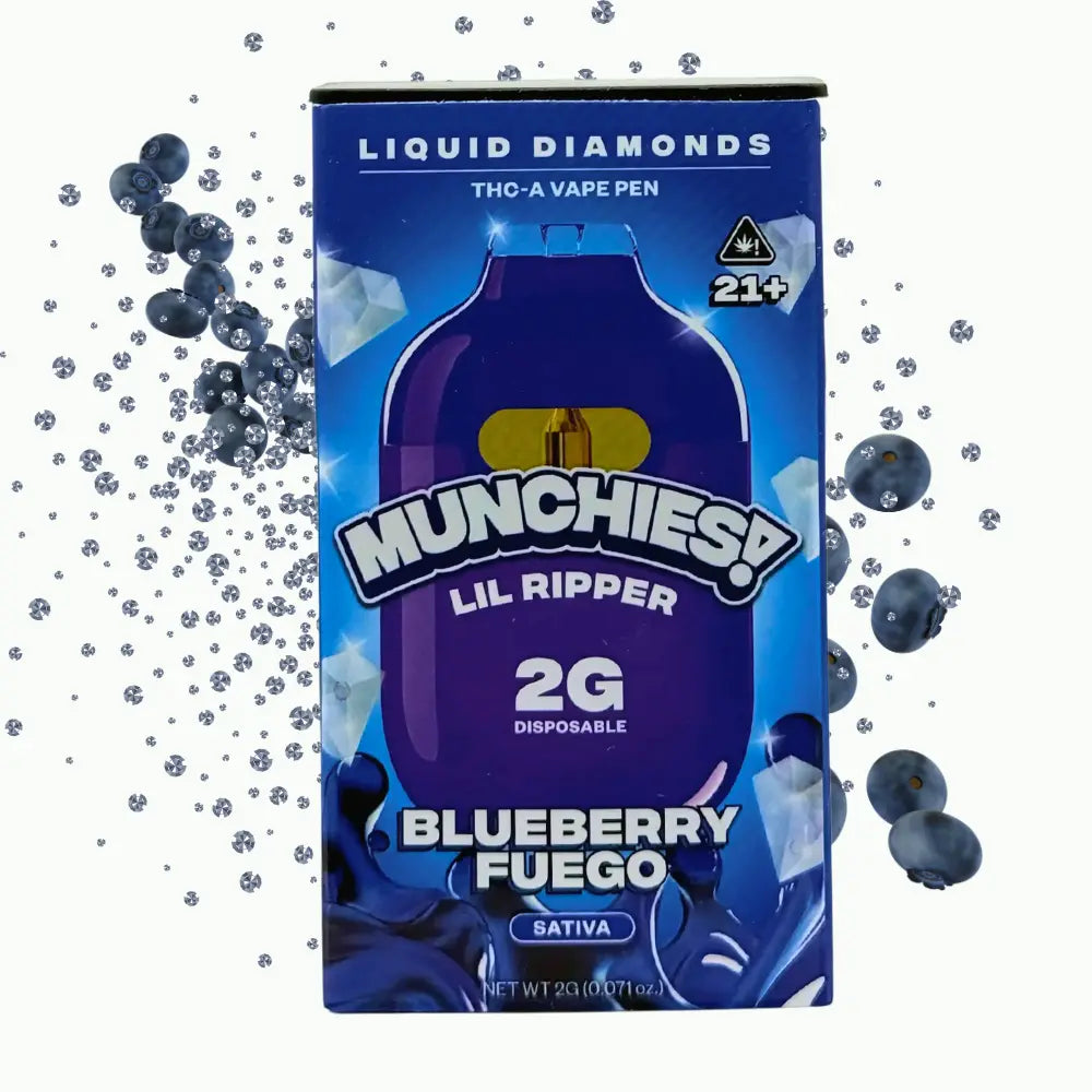 Delta Munchies, Product, premium quality, Blueberry Fuego - Sativa
