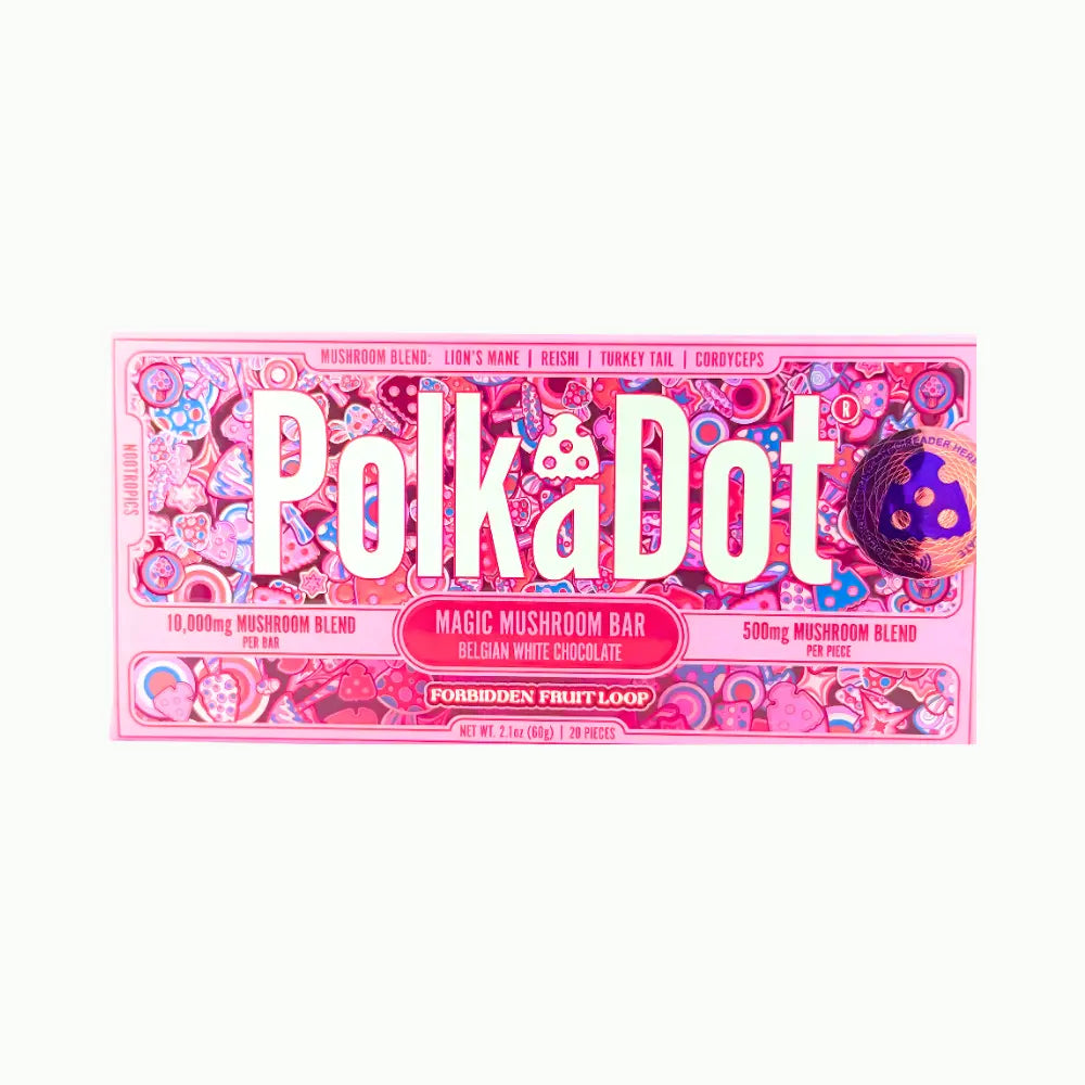 PolkaDot Mushroom Chocolate Bar – 10,000mg