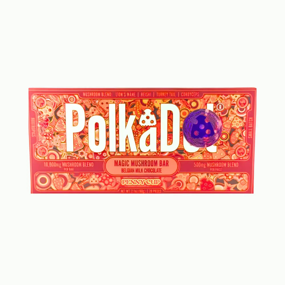 PolkaDot Mushroom Chocolate Bar – 10,000mg
