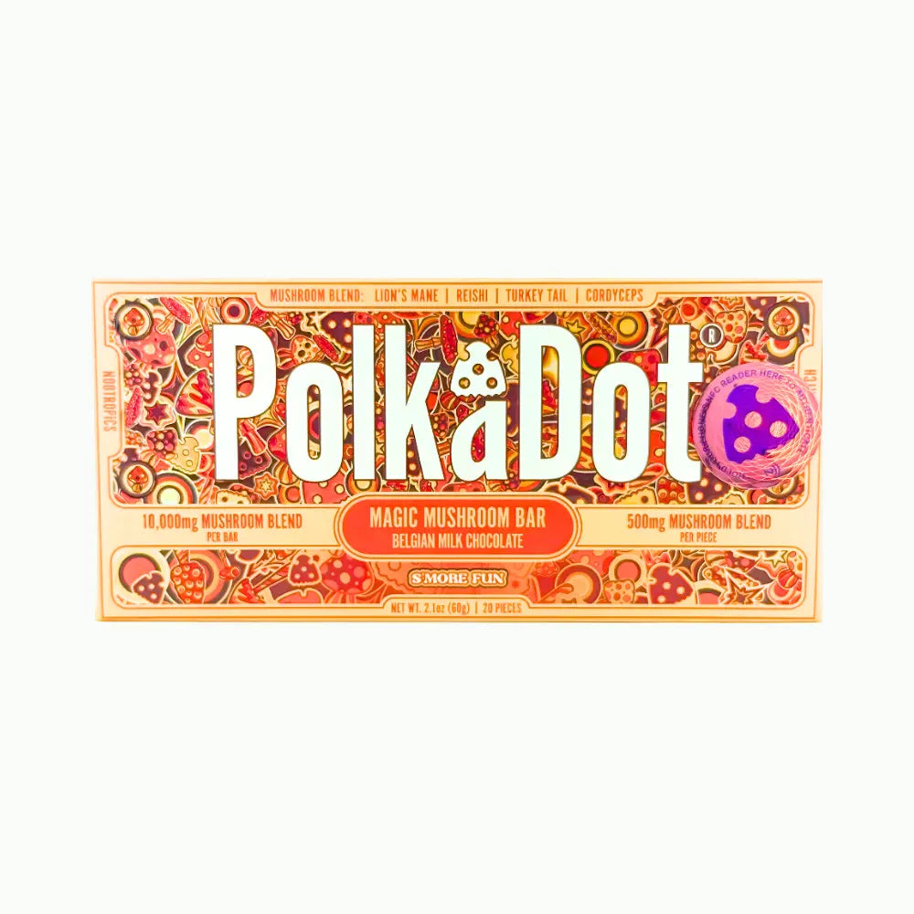 PolkaDot Mushroom Chocolate Bar – 10,000mg