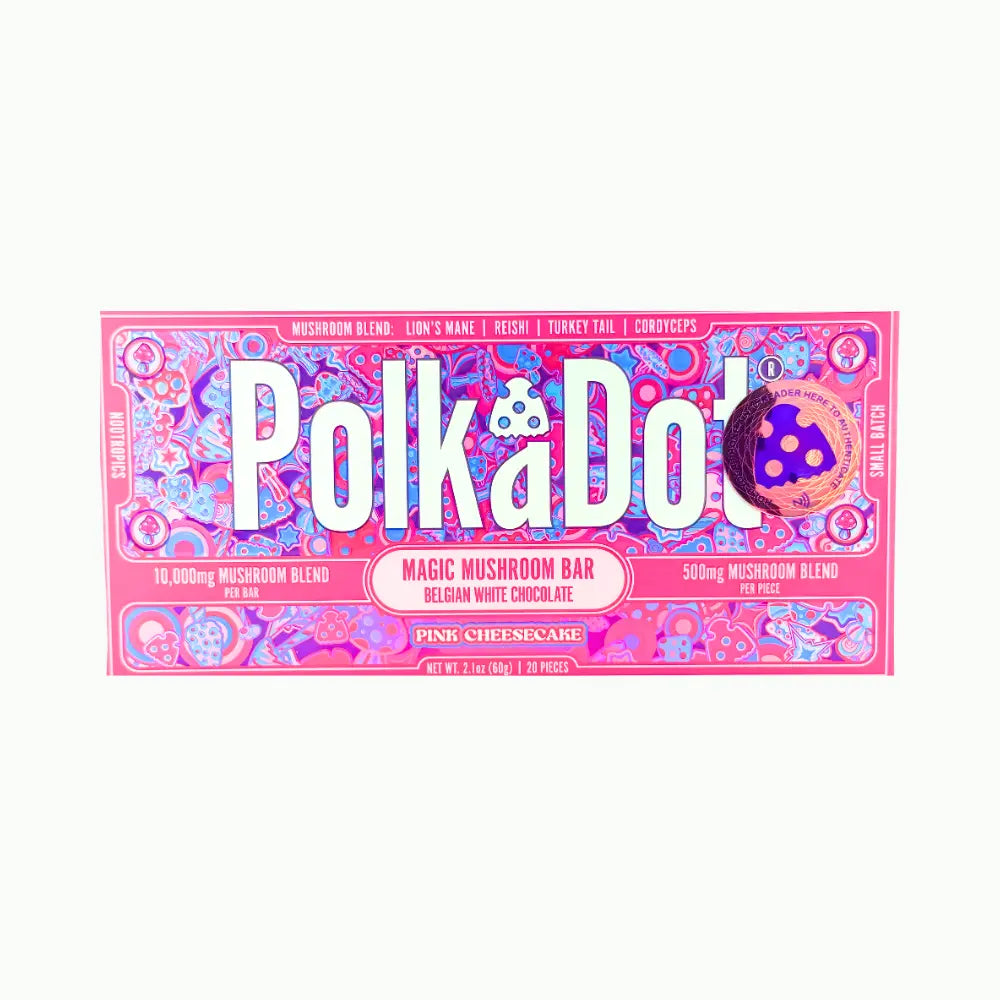 PolkaDot Mushroom Chocolate Bar – 10,000mg