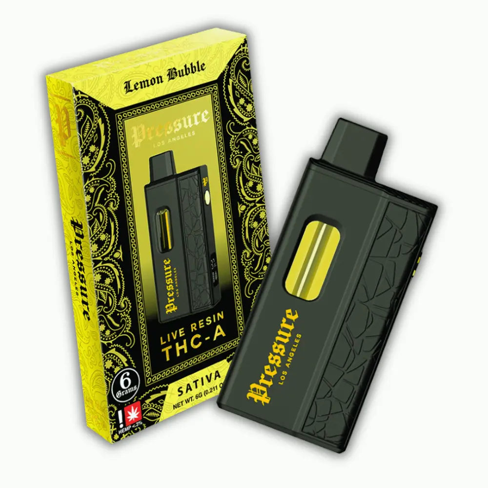 Pressure LA Live Resin THC-A Disposable – 6g