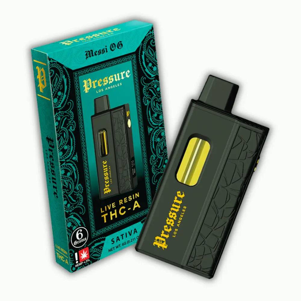 Pressure LA Live Resin THC-A Disposable – 6g