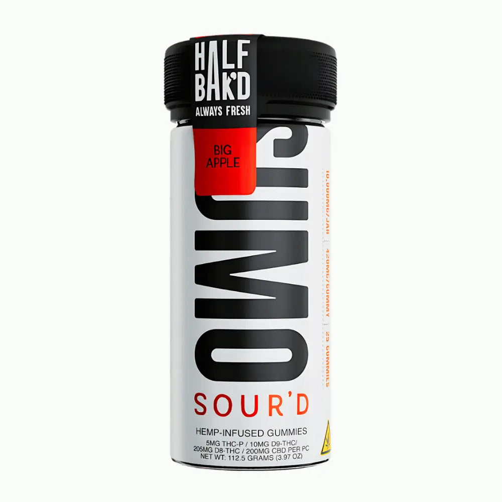 Half Bak’d SUMO Sour’d Gummies – 10,000mg Sour Blend