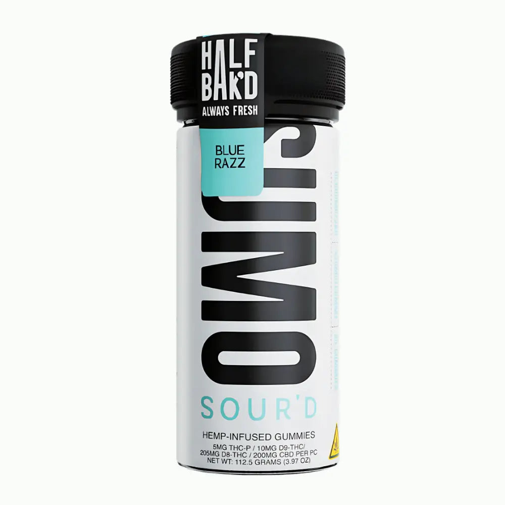 Half Bak’d SUMO Sour’d Gummies – 10,000mg Sour Blend