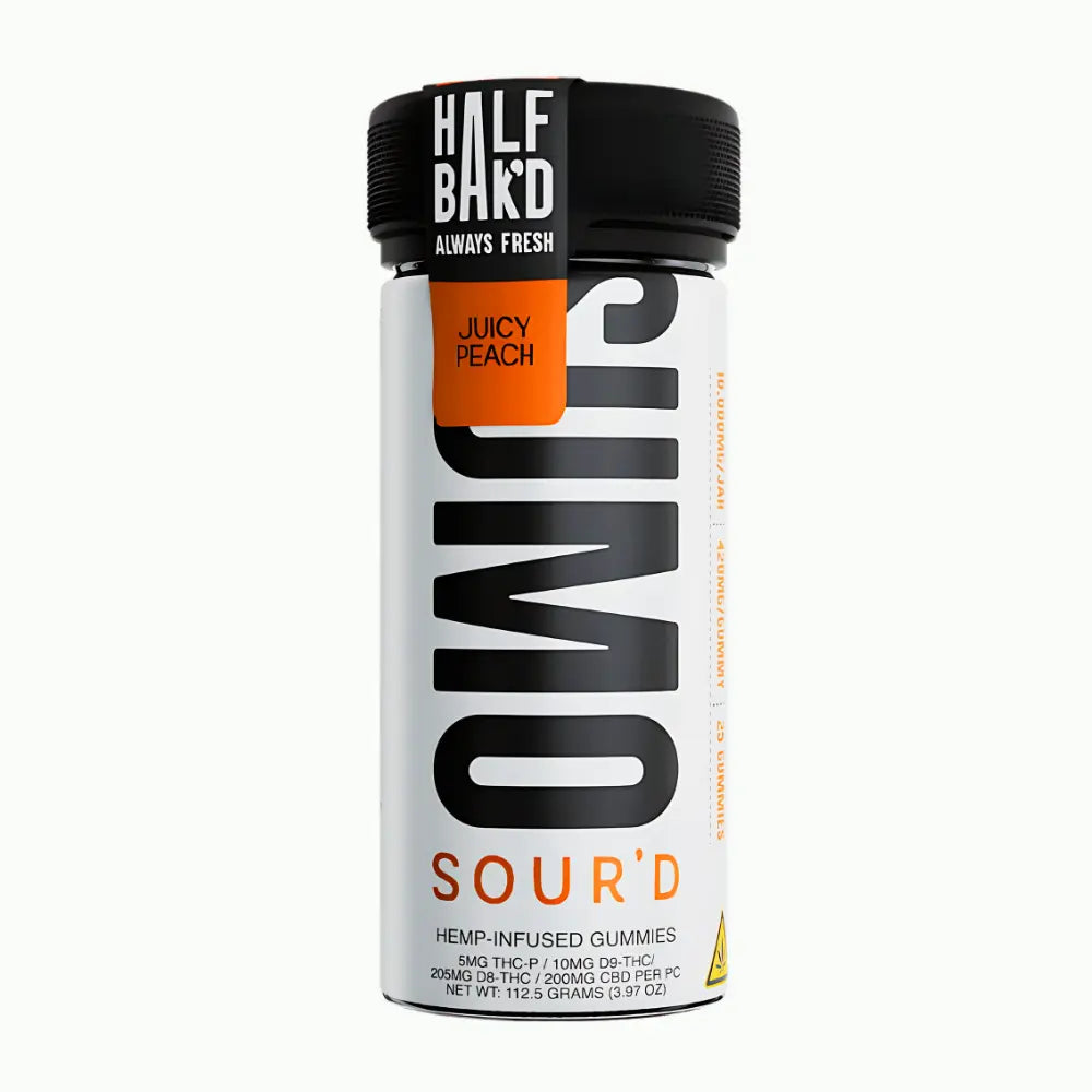 Half Bak’d SUMO Sour’d Gummies – 10,000mg Sour Blend