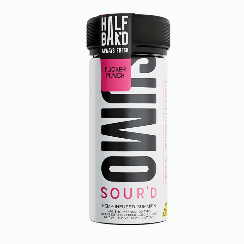 Half Bak’d SUMO Sour’d Gummies – 10,000mg Sour Blend