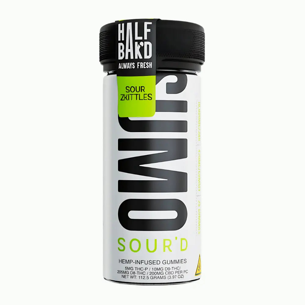 Half Bak’d SUMO Sour’d Gummies – 10,000mg Sour Blend