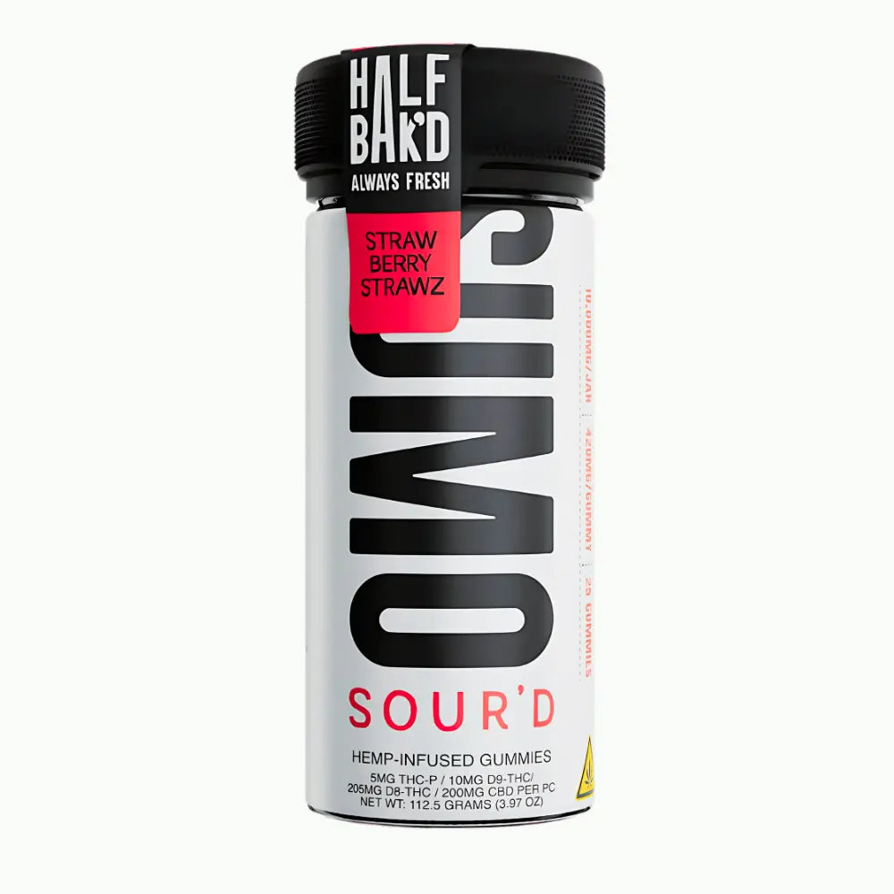 Half Bak’d SUMO Sour’d Gummies – 10,000mg Sour Blend