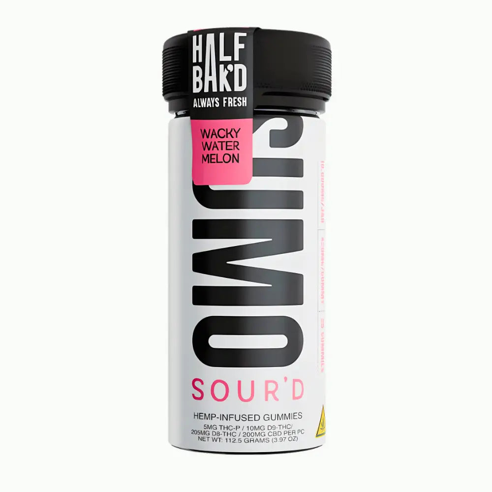 Half Bak’d SUMO Sour’d Gummies – 10,000mg Sour Blend
