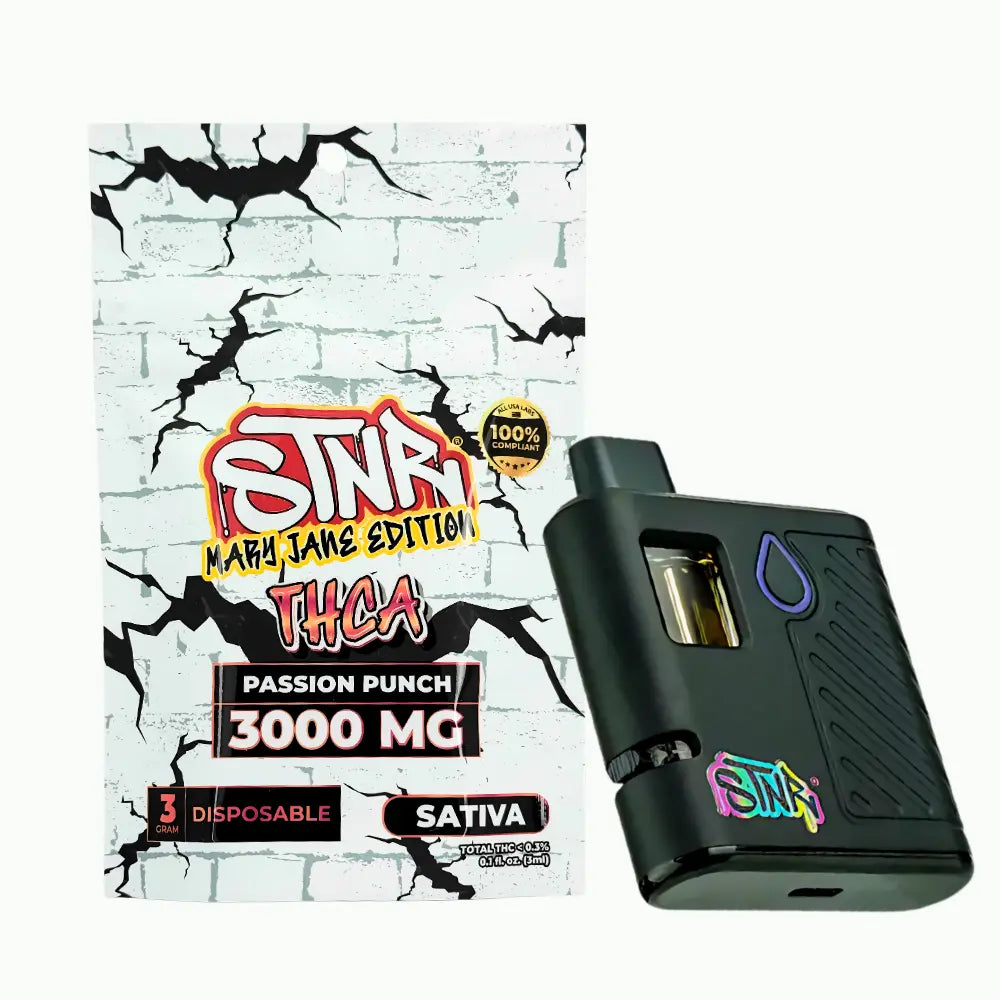 STNR Mary Jane Edition Disposable – 3g THCA, THC-P, Delta-9