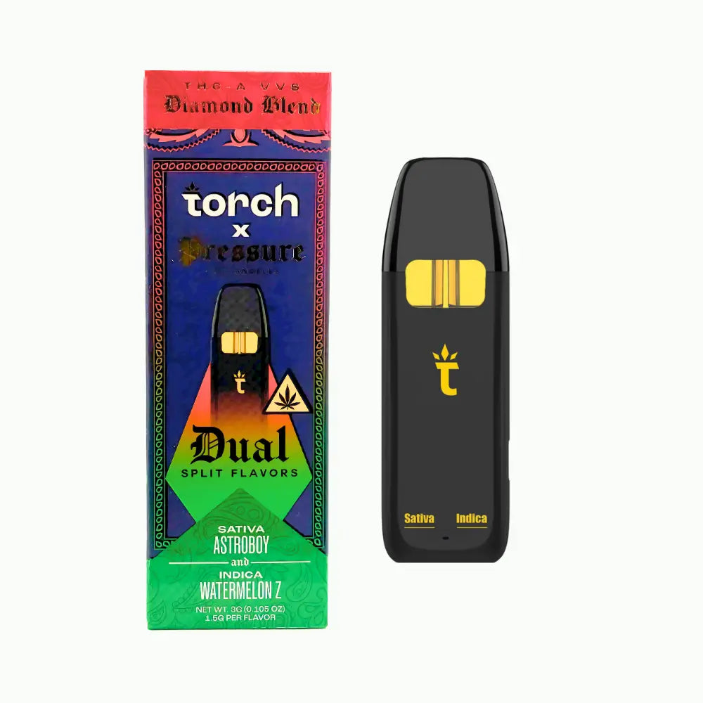 Torch x Pressure LA Split-Flavor Diamond Vape – 3g