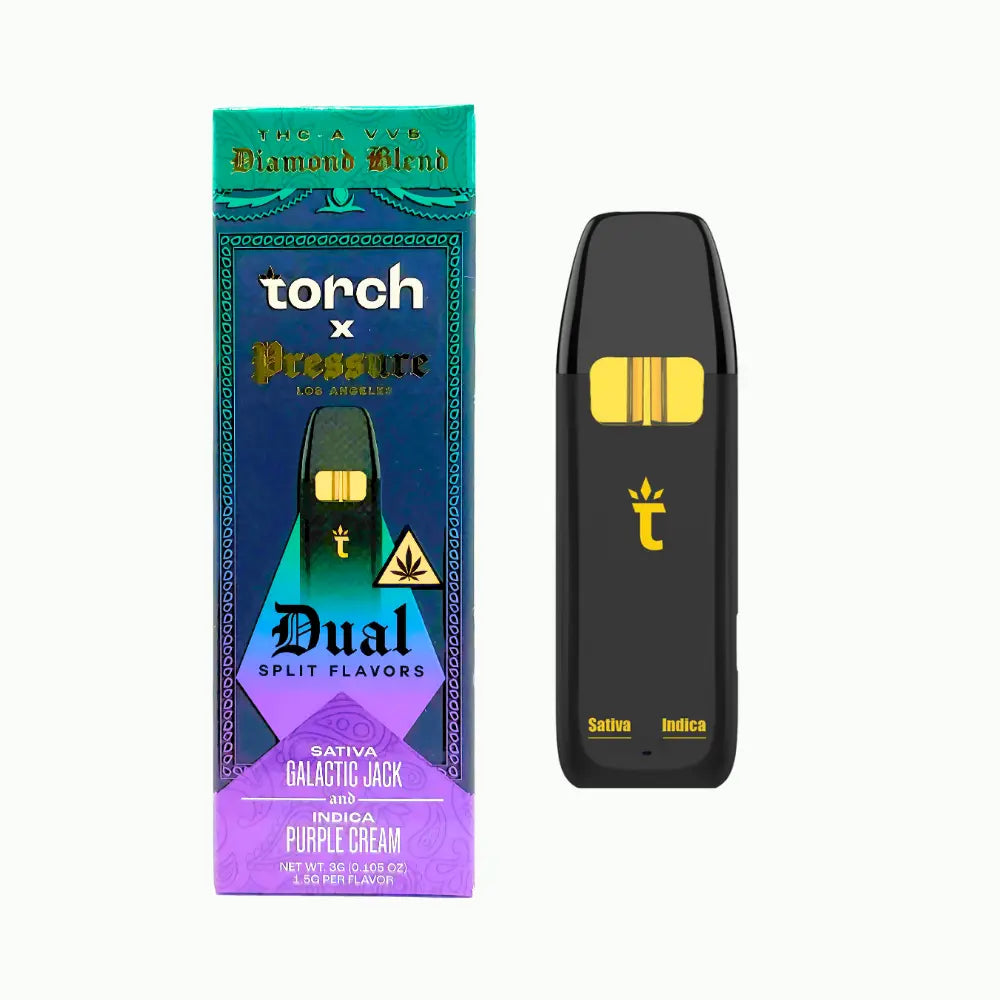 Torch x Pressure LA Split-Flavor Diamond Vape – 3g